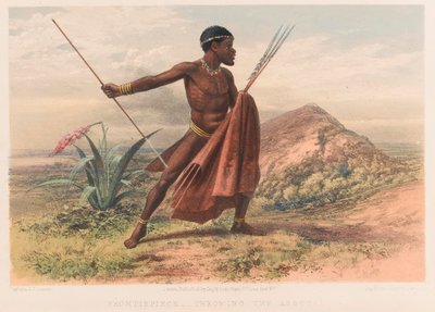 Xhosa harcos, 8. Cape Frontier War alkotó: Thomas J. (after) Lucas