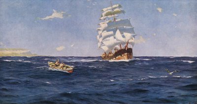 Valparaiso előtt alkotó: Thomas J. Somerscales