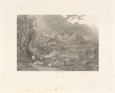 Arundel kastély és város, Sussex alkotó: Thomas Jeavons