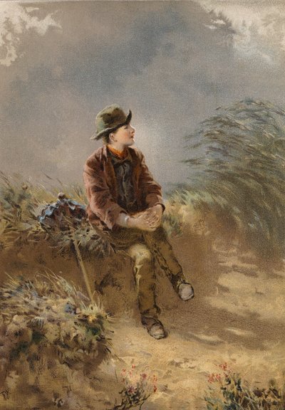 Jó előjel (chromolitho) alkotó: Thomas John Hughes