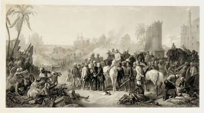 Lucknow megkönnyebbülése, Havelock, Outram és Sir Colin Campbell diadalmas találkozója, 1862 alkotó: Thomas Jones Barker