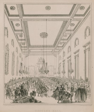 Grocers Hall, London metszet alkotó: Thomas Kearnan