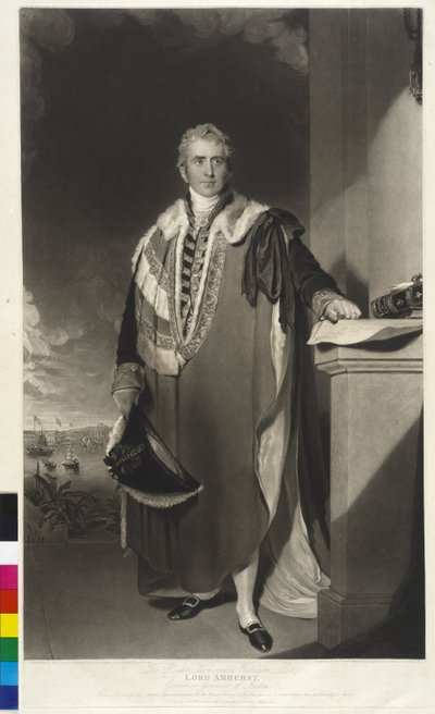 1. Amherst Amherst gróf Amherst alkotó: Thomas Lawrence