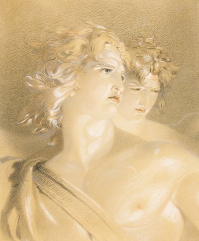 Ange dechu – Sátán, mint bukott angyal, mint Lawrence, Sir Thomas alkotó: Thomas Lawrence