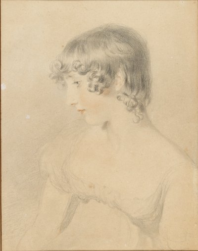 Susan Bloxam mellszobrai, balra forgatva, 1818 alkotó: Thomas Lawrence