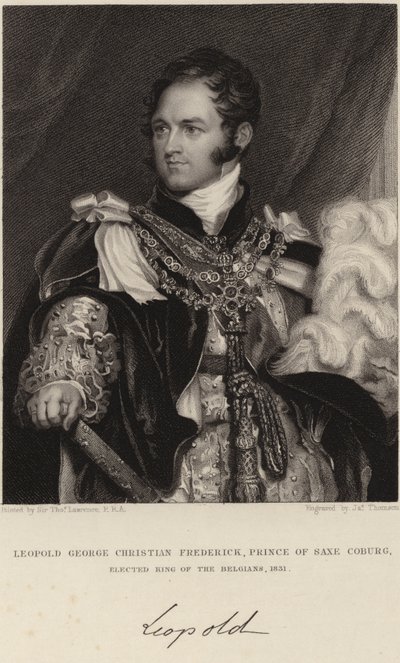 I. Lipót belga király alkotó: Thomas Lawrence