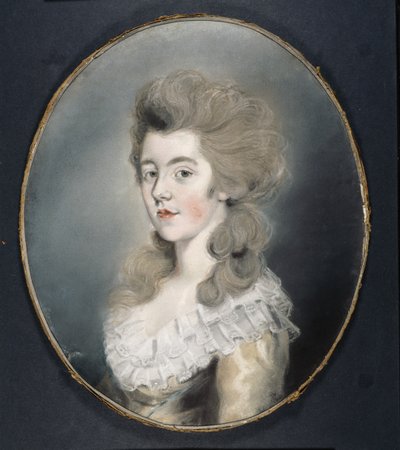 Georgiana Spencer portréja (pasztell, papír) alkotó: Thomas Lawrence