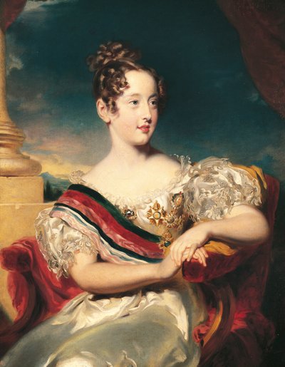 II. Mária Portugália, Portugália királynőjének portréja, Thomas Lawrence iskola festménye alkotó: Thomas Lawrence
