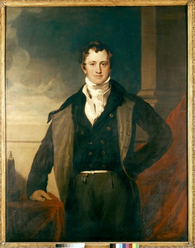 Sir Humphry Davy portréja (olaj, vászon) alkotó: Thomas Lawrence