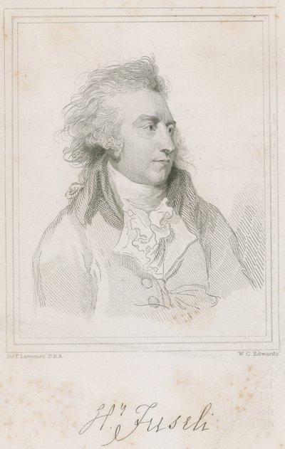 Henry Fuseli svájci festő portréja alkotó: Thomas Lawrence