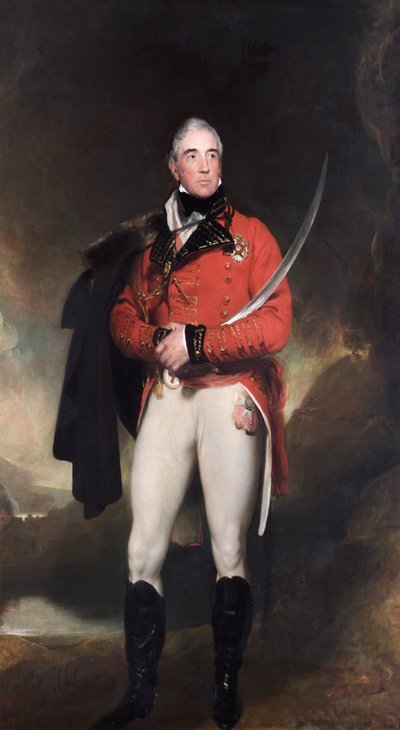 Thomas Graham, Lord Lynedoch brit katona portréja, 1817. alkotó: Thomas Lawrence