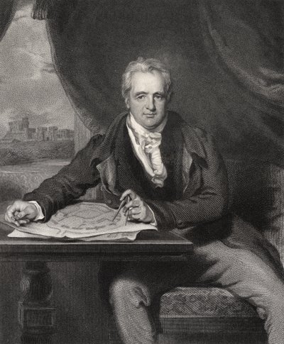 Sir Jeffry Wyatville, H. Robinson metszete, a "National Portrait Gallery, V. kötet" című, 1835 körül megjelent kötetből. alkotó: Thomas Lawrence