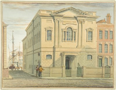 Konferenciatermek, Prince Street (akvarell papíron) alkotó: Thomas Leeson the Elder Rowbotham