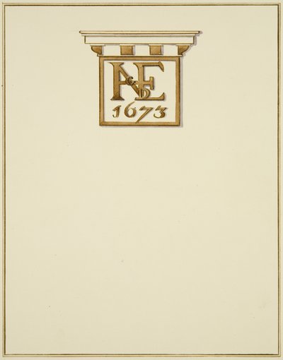 A kéménycső fríze a régi házban alkotó: Thomas Leeson the Elder Rowbotham