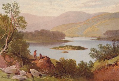 Killarney Lakes, Killarney (színes litho) alkotó: Thomas Leeson the Elder Rowbotham