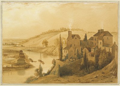 Totterdown, Knowle Hill, a Bath Road és a Brislington Turnpike bemutatásával alkotó: Thomas Leeson the Elder Rowbotham