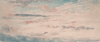Felhőtanulmány - Kék és piros foltos alt - Cumulus alkotó: Thomas Lindsay