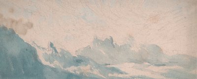 Szörnyű felhő egy alpesi képződmény felett alkotó: Thomas Lindsay