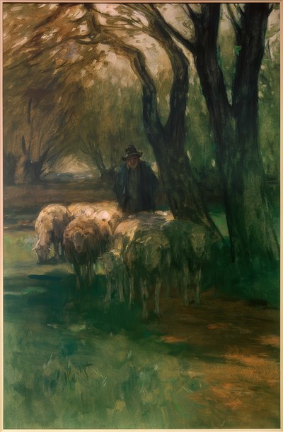 Birkanyáj a fák alatt alkotó: Thomas Ludwig Herbst