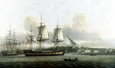 A "Leda" két pozícióban Greenwich előtt alkotó: Thomas Luny