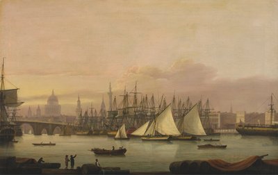 London kikötője alkotó: Thomas Luny