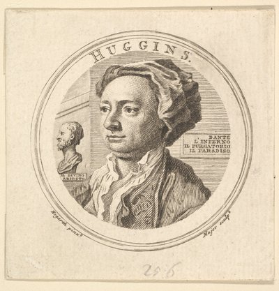 William Huggins, az Ariosto fordítójának portréja, 1760. alkotó: Thomas Major
