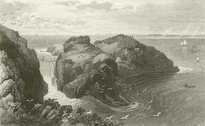 Carrick A Rede, Antrim partvidéke, Írország alkotó: Thomas Mann Baynes