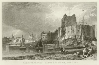 Carrickfergus kastély és város alkotó: Thomas Mann Baynes