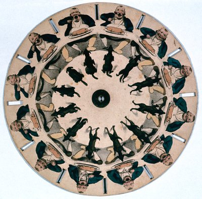 Fantascope lemez, 1833. alkotó: Thomas Mann Baynes