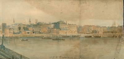 Panoráma a Temzére, az északi oldal, 13 részben alkotó: Thomas Mann Baynes