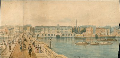 Panoráma a Temzére, az északi oldal, 13 részben alkotó: Thomas Mann Baynes