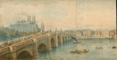 Panoráma a Temzére, az északi oldalon, 13 részben alkotó: Thomas Mann Baynes