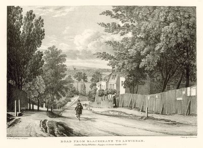 Út Blackheathből Lewishambe, Londonba alkotó: Thomas Mann Baynes