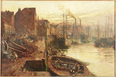 Régi Sunderland, 1885 alkotó: Thomas Marie Madawaska Hemy