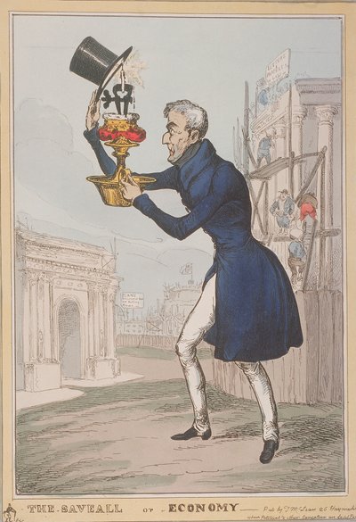 „The Saveall, avagy gazdaság”, 1828 alkotó: Thomas McLean