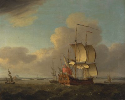 Szállítás a Temze torkolatában alkotó: Thomas Mellish