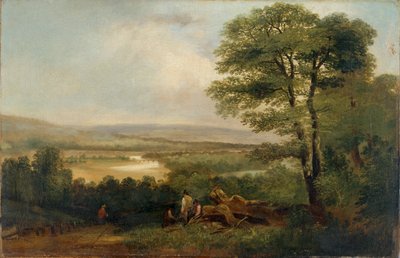 "Tájkép: Kilátás Northumberlandben", 1804-1848 alkotó: Thomas Miles Richardson I