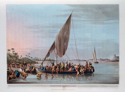 Komp Nedssili közelében, Egyiptom, 1801 alkotó: Thomas Milton