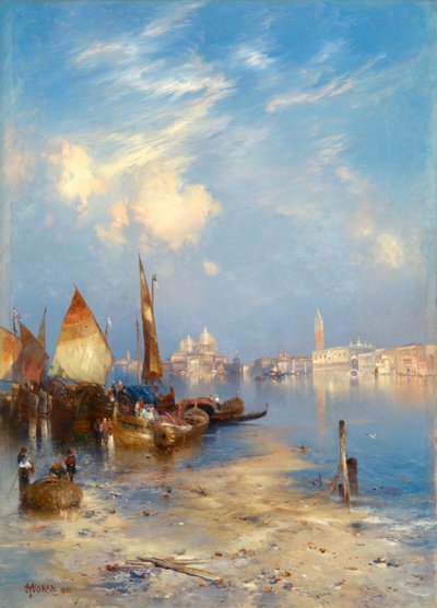 Kilátás Velencére, 1891. alkotó: Thomas Moran