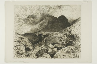 Híd a Glencoe-hágóban, Skóciában alkotó: Thomas Moran
