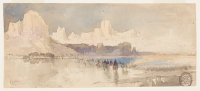 A Rio Virgin kanyonja, Dél-Utah alkotó: Thomas Moran