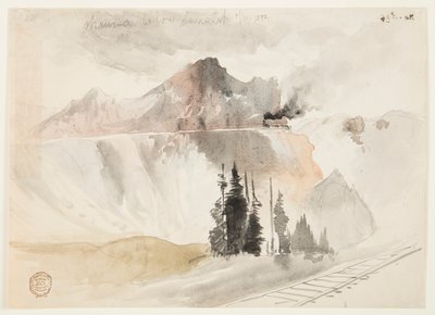 Chama a csúcs alatt alkotó: Thomas Moran
