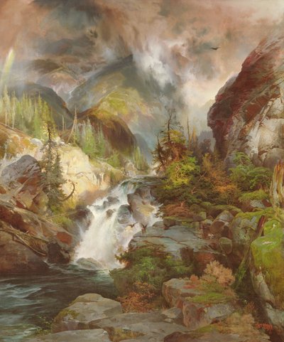 A hegy gyermekei, 1867 alkotó: Thomas Moran