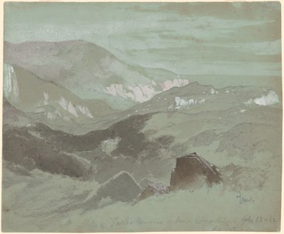 Ecclesbourne sziklái Hastings közelében alkotó: Thomas Moran