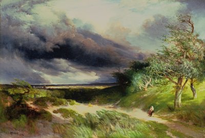 East Hampton, Long Island, Sand Dunes, 1892 alkotó: Thomas Moran