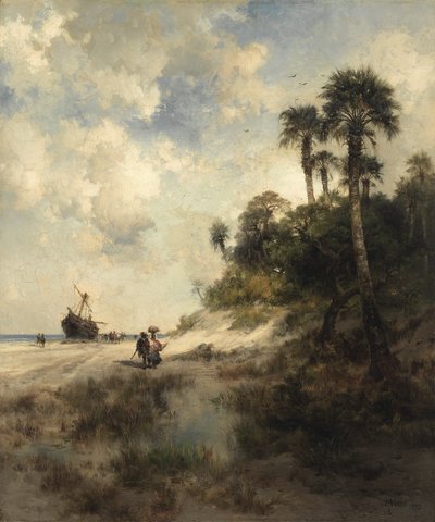 Fort George Island, Florida alkotó: Thomas Moran
