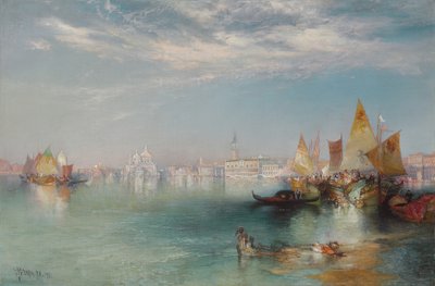 Canal Grande, Velence, 1901 alkotó: Thomas Moran