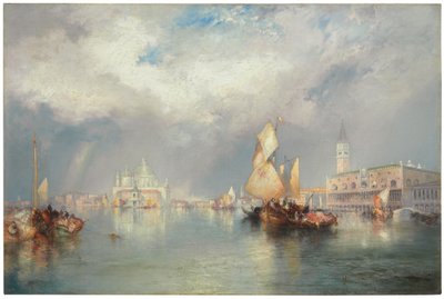 Canal Grande, Velence, 1905 alkotó: Thomas Moran