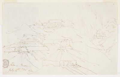 Grand Canyon az esőben alkotó: Thomas Moran