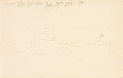Oroszlán nőstény és kölykei, Felső Gejzírmedence alkotó: Thomas Moran